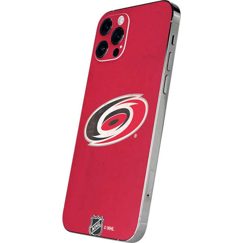 NHL Carolina Hurricanes Distressed iPhone 12 Pro Max Skin